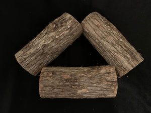 Ironwood Logs, Hophornbeam, 3 Count, Approximately 8 Inches Long and About 2 Inches Diameter