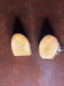 White Birch Angled Cuts, 2 Pieces