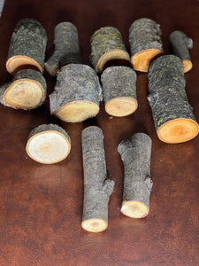 12 Pack Assorted Basswood Logs