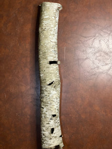 White Birch Bark Tube, Approximately 23 Inches Long by 4 Inches Wide and 3 Inches High