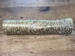 Yellow Birch Log, Golden Brown, Approximately 16 Inches Long by 3 Inches Diameter