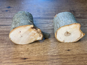 Unique Hickory Stumps, Hickory Logs, Approximately 2.5-3 Inches Long by 3-4 Inches Wide and 3 Inches Tall