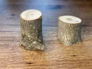 Unique Hickory Stumps, Hickory Logs, Approximately 2.5-3 Inches Long by 3-4 Inches Wide and 3 Inches Tall