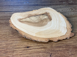 Pine Wedge, Pine Slice, Approximately 8 Inches Long by 4.75 Inches Wide and 1.5 Inches Tall