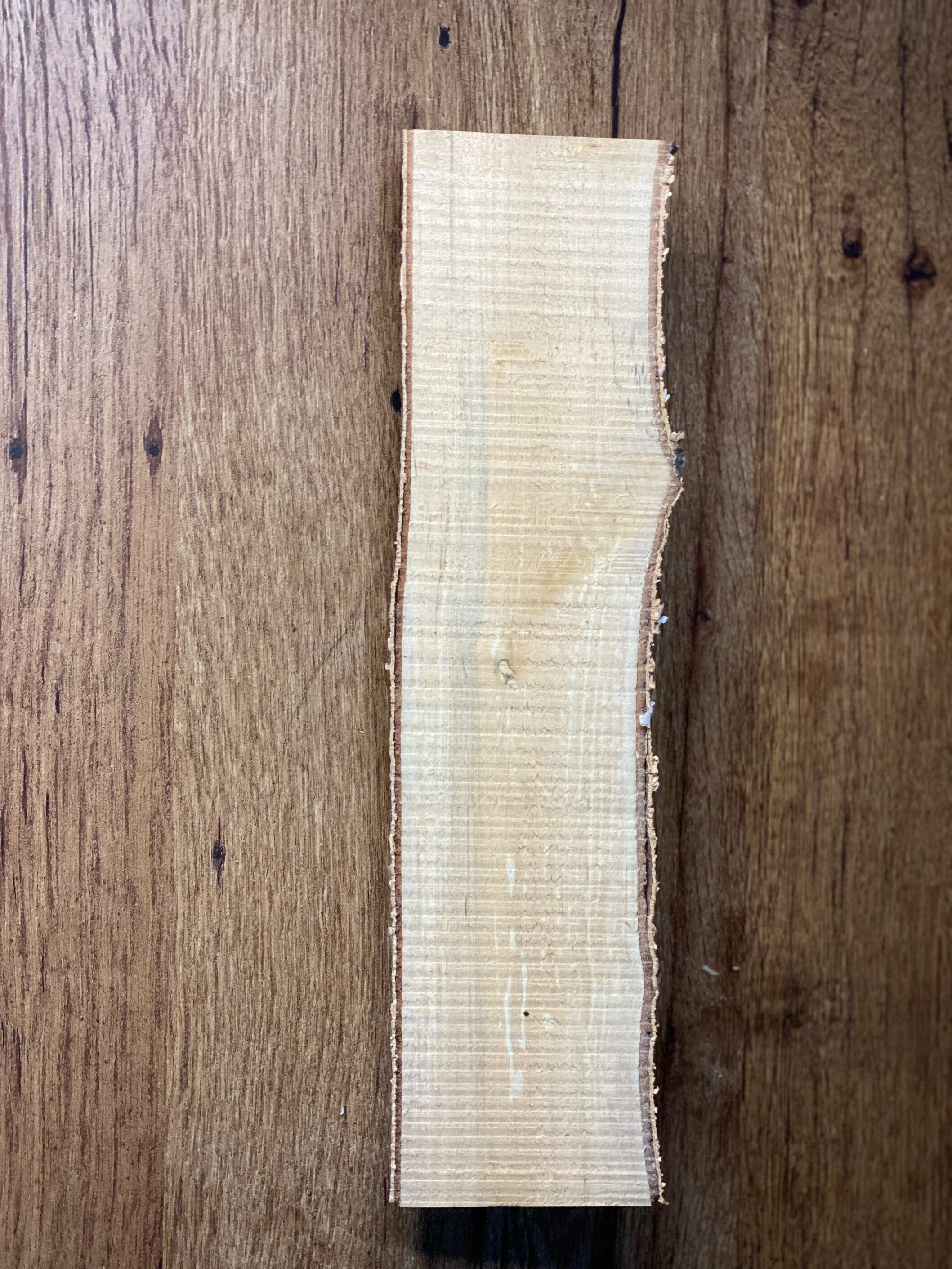 White Birch Half Log, Birch Slab, About 12 Inches Long by 3 Inches Wide and 1.5 Inches Thick