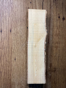 White Birch Half Log, Birch Slab, About 12 Inches Long by 3 Inches Wide and 1.5 Inches Thick