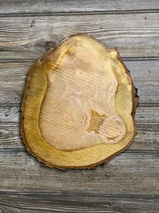 Aspen Burl Slice, Approximately 11.5 Inches Long by 10.5 Inches Wide and 3/4 Inch Thick
