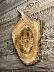 Hickory Burl Slice, Approximately 14 Inches Long by 10 Inches Wide and 3/4 Inch Thick