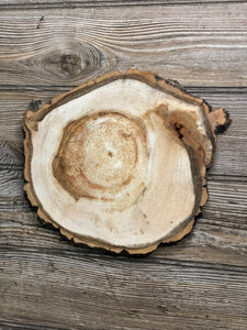 Aspen Burl Slice, Approximately 10 Inches Long by 8.5 Inches Wide and 3/4 Inch Thick