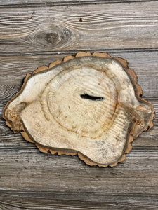 Aspen Burl Slice, Approximately 12.5 Inches Long by 9.5 Inches Wide and 3/4 Inch Thick