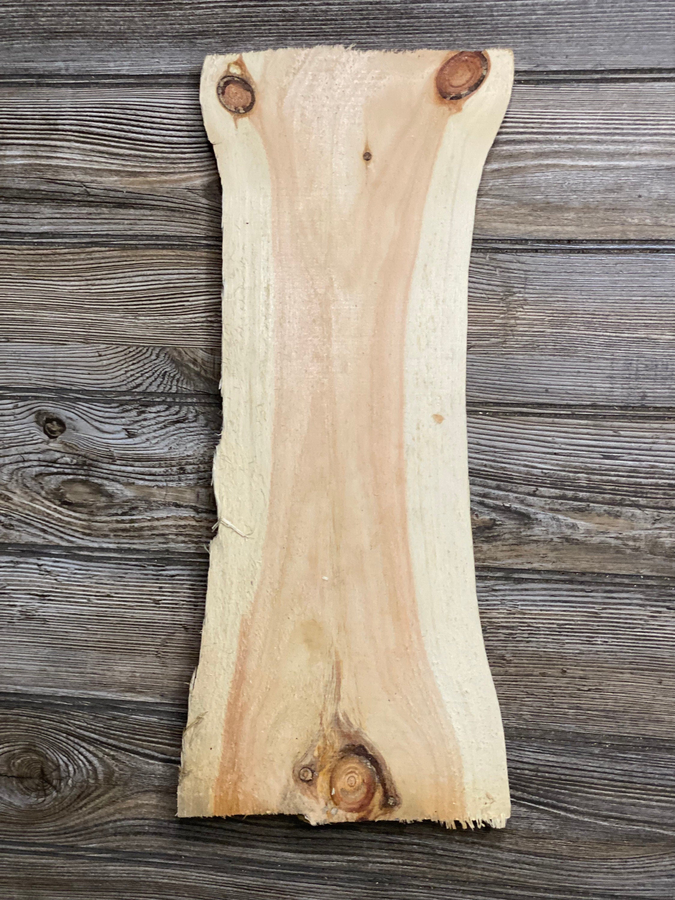 Smooth Pine Wood Slab, Approximately 18 Inches Long by 8 Inches Wide and 2 Inches Tall