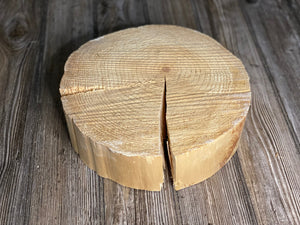Pine Slice, Approximately 11 Inches Long by 11 Inches Wide and 3 Inches Tall