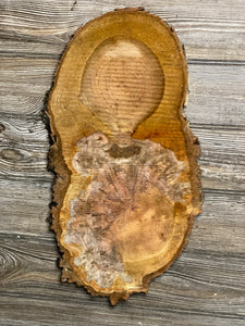 Large Cherry Burl Slice, Approximately 18 Inches Long by 9.5 Inches Wide and 3/4 Inch Thick