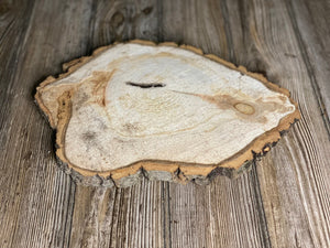 Aspen Burl Slice, Approximately 12.5 Inches Long by 9.5 Inches Wide and 3/4 Inch Thick