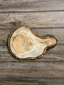 Aspen Burl Slice, Approximately 11 Inches Long by 8 Inches Wide and 1 Inch Thick