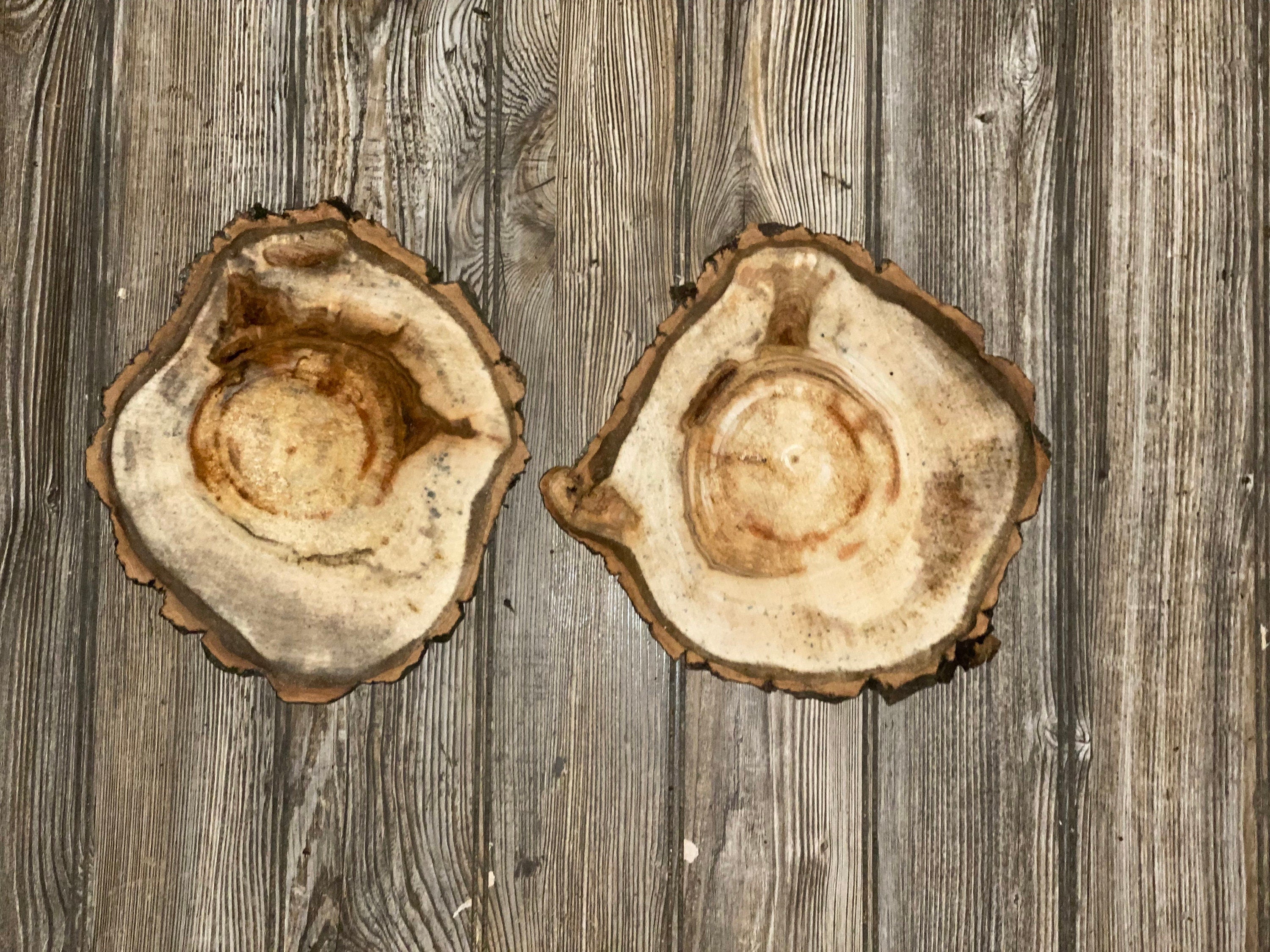 Two Aspen Burl Slices, Approximately 10 Inches Long by 9-10 Inches Wide and 3/4 Inches Thick