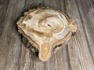 Aspen Burl Slice, Approximately 13 Inches Long by 11 Inches Wide and 1.5 Inch Thick