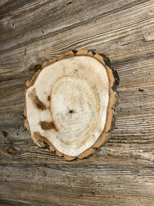 Aspen Burl Slice, Approximately 11 Inches Long by 9 Inches Wide and 3/4 Inches Thick