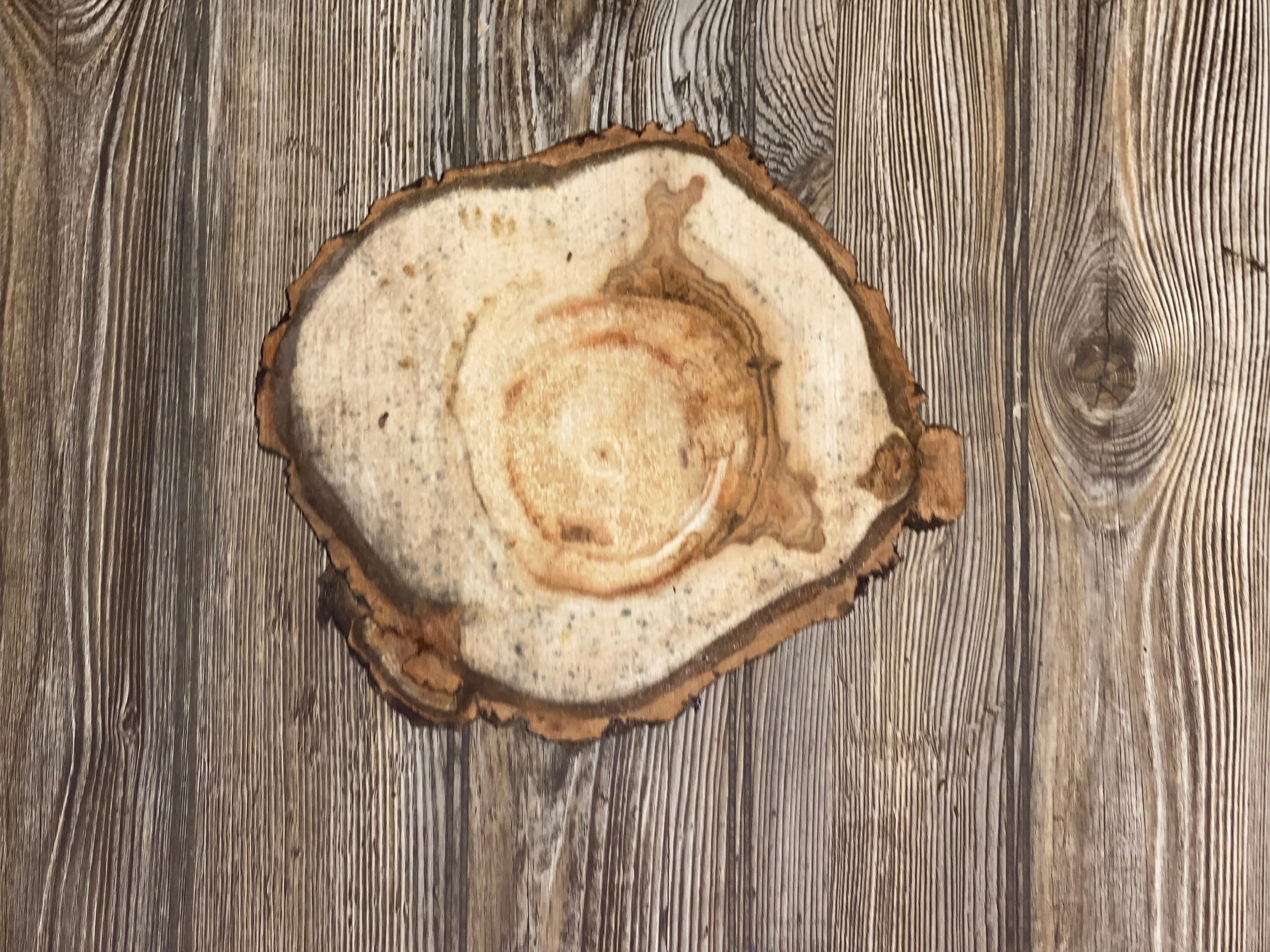 Aspen Burl Slice, Approximately 10 Inches Long by 9 Inches Wide and 3/4 Inches Thick