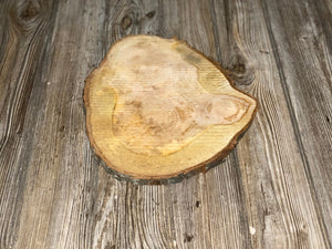 Single Cherry Burl Slice, Approximately 12 Inches Long by 10 Inches Wide and 3/4 Inch Thick