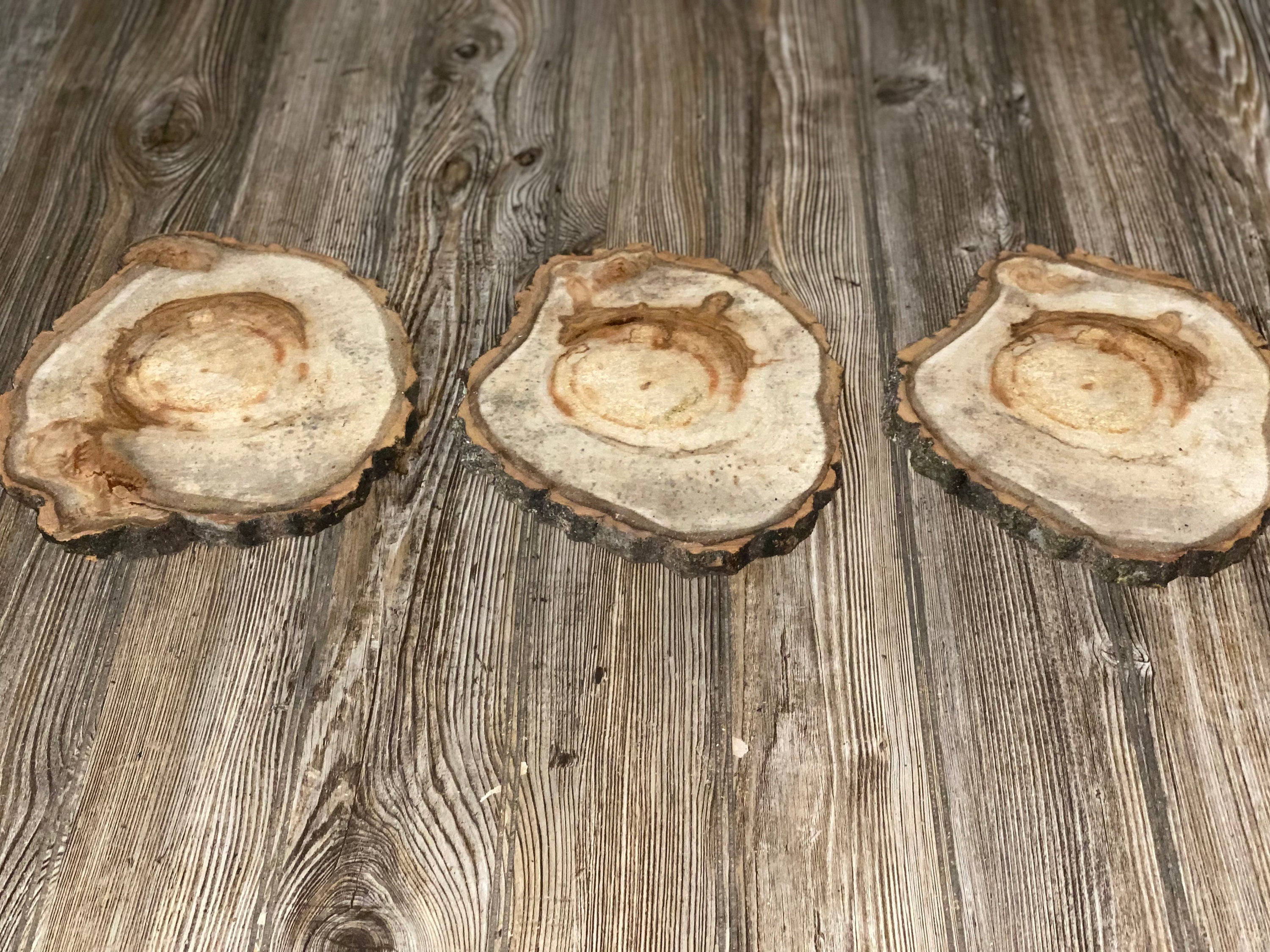 Three Aspen Burl Slices, Approximately 10 Inches Long by 9 Inches Wide and 3/4 Inches Thick