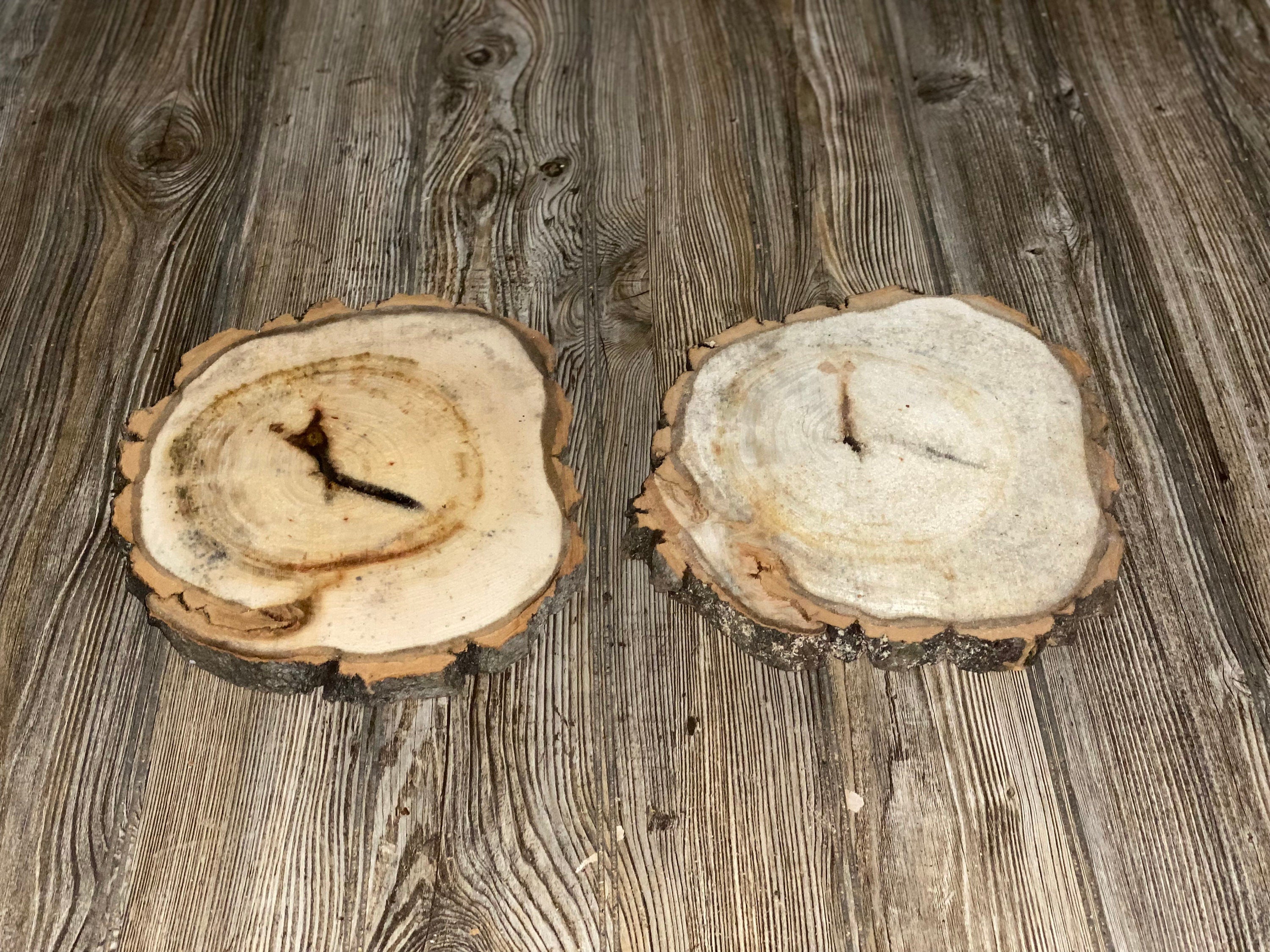 Two Aspen Burl Slices, Approximately 10.5-11 Inches Long by 9 Inches Wide and 3/4 Inches Thick