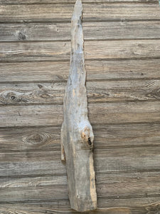 Maple Half Log with Personality, Approximately 37 Inches Long by 7 Inches Wide by 2.5 Inches High