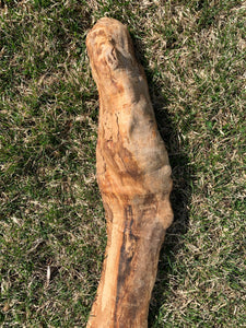 Snake Shape Pine Wood Half Log, Approximately 44 Inches Long by 6 Inches Wide and 1/2 Inches High