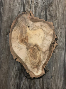 Aspen Burl Slice, Approximately 11 Inches Long by 9 Inches Wide and 2 Inches Thick