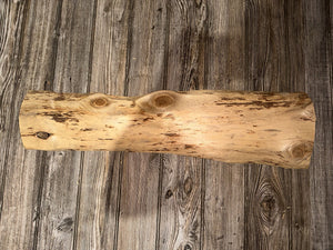 Pine Wood Slab, Wood Plank, Approximately 27.5 Inches Long by 7 Inches Wide and 1.5 Inches Tall