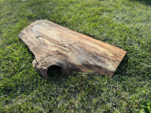 Wood Slab, Wooden Plank, Approximately 28 Inches Long by 18 Inches Wide and 1.5 Inches Tall