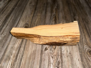 Tamarack Slab, Wood Slab, Approximately 14 Inches Long by 5.5 Inches Wide by 3 Inches Thick
