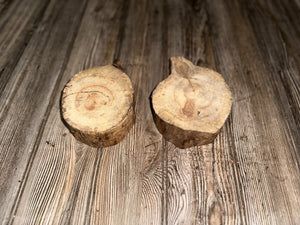 Aspen Slices, Two Count, Approximately 6.5 Inches Long by 4.5-5 Inches Wide and 2 Inches Thick