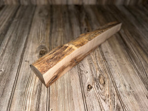 Maple Wedge, Wood Quarter Wedge, Approximately 17 Inches Long by 3.5 Inches Wide and 3 Inches Tall