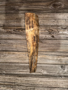 Maple Wedge, Wood Quarter Wedge, Approximately 17 Inches Long by 3.5 Inches Wide and 3 Inches Tall