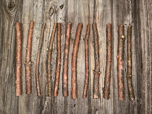 Red Pine Branches, Red Pine Sticks, 12 Count, About 12 Inches Long by 1/2-1 Inch Thick