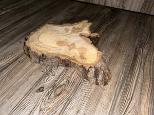 Unique Aspen Burl Slice, Approximately 14 Inches Long by 10 Inches Wide and 2 Inches Thick