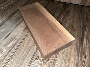 Black Walnut Slab, Approximately 16.5 Inches Long by 7 Inches Wide by 2 Inches High
