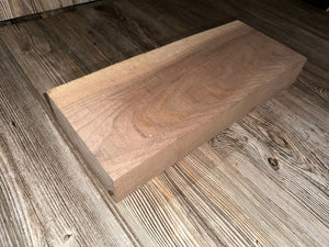 Black Walnut Slab, Approximately 16.5 Inches Long by 7 Inches Wide by 2 Inches High