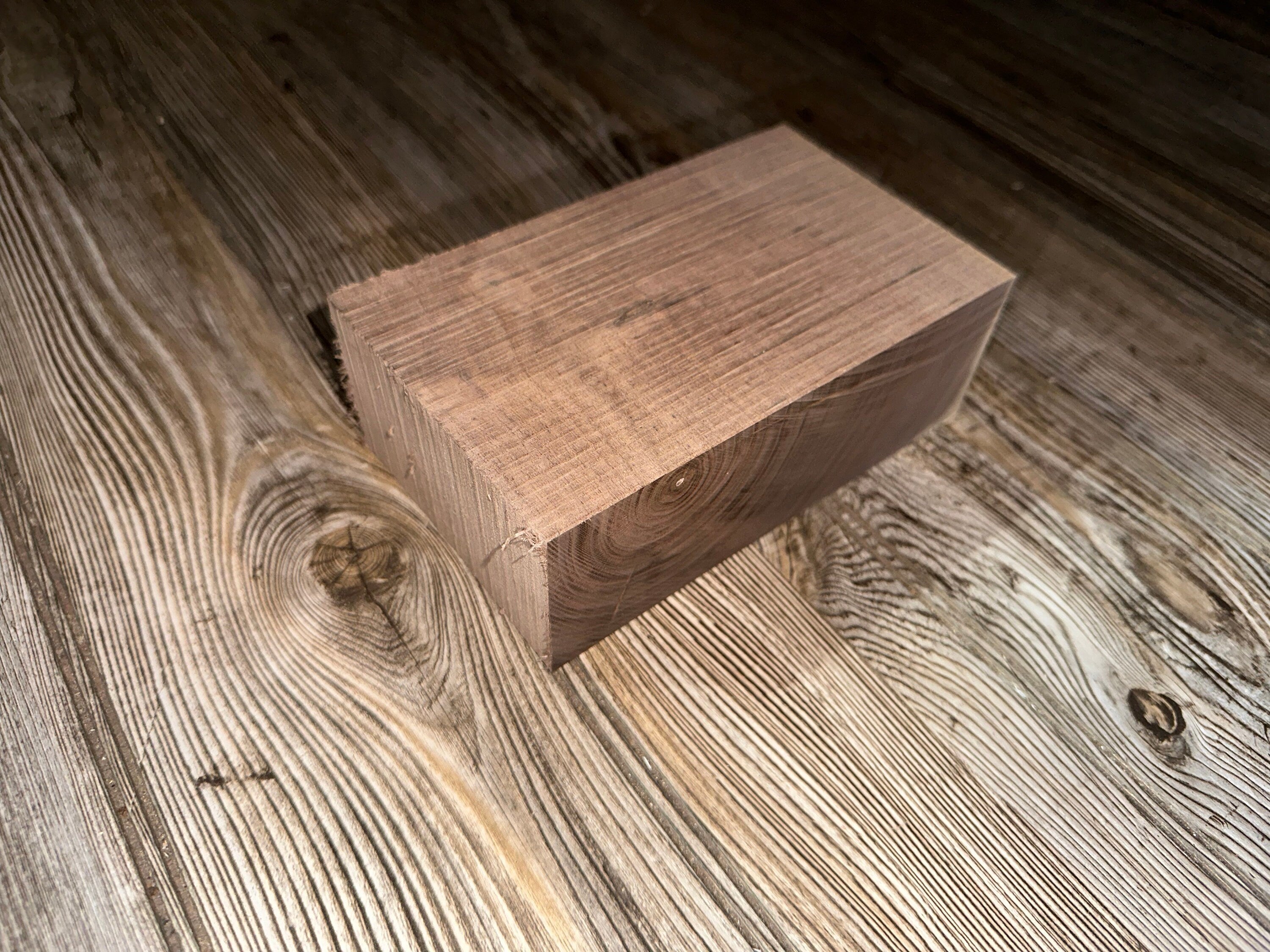 Black Walnut Slab, Approximately 7 Inches Long by 4 Inches Wide by 2 Inches High