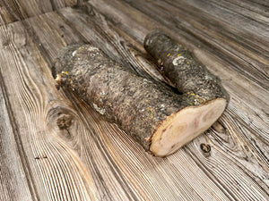 Unique V-Shaped Log, Approximately 10 Inches Long by 8.5 Inches Wide and 3 Inches High