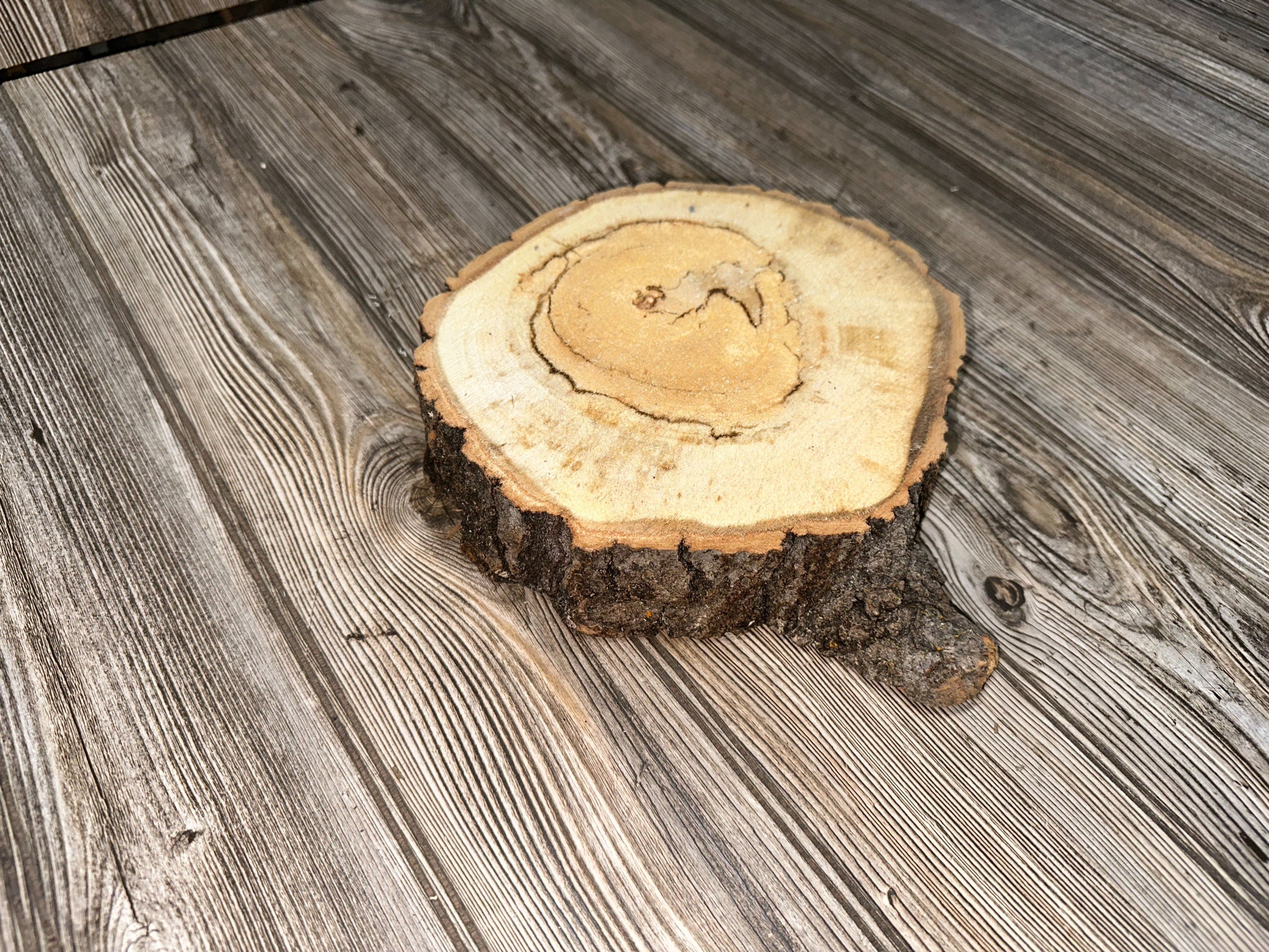 Aspen Burl Slice, Approximately 10 Inches Long by 9 Inches Wide and 2 Inches Thick