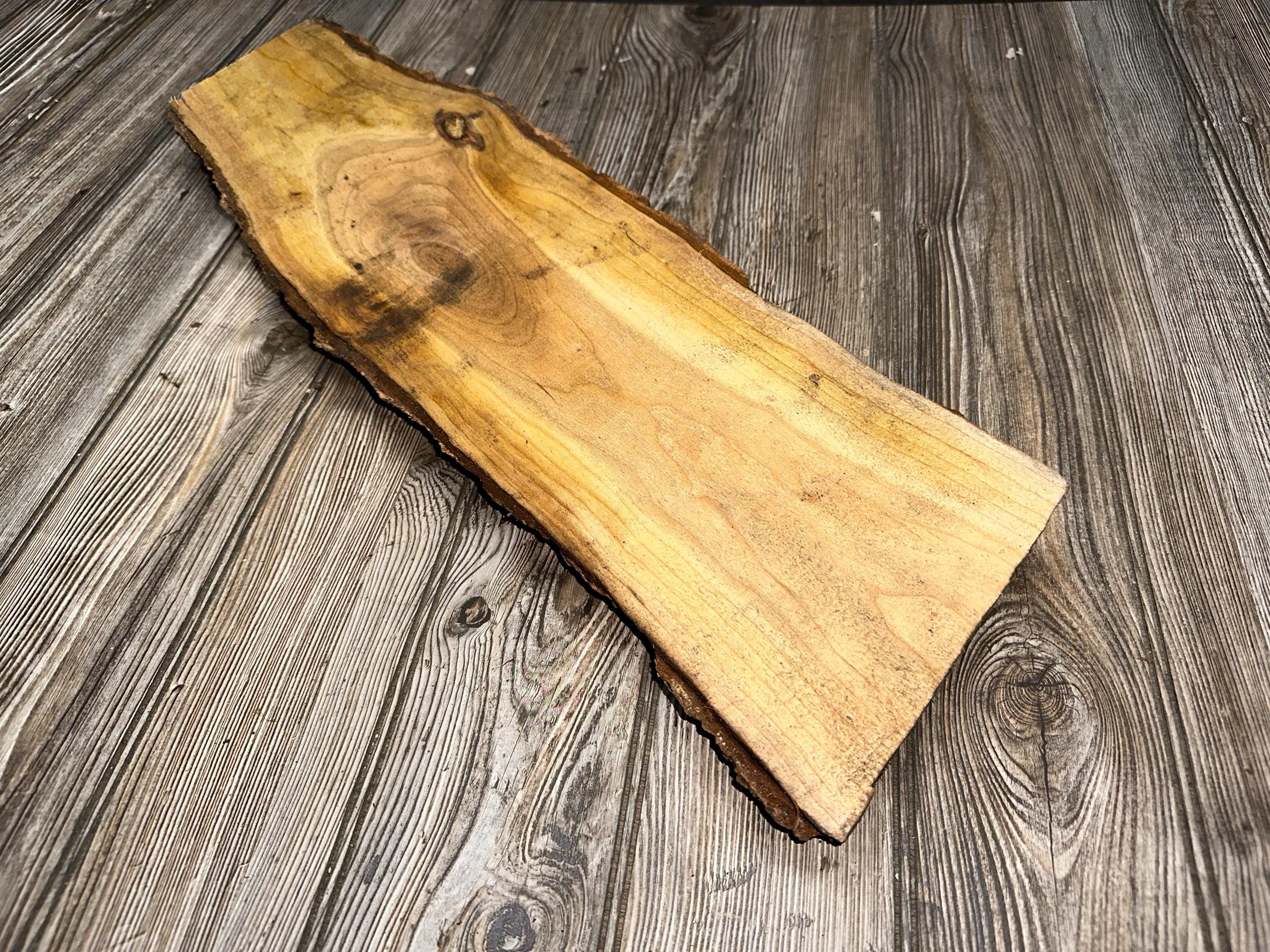 Cherry Slab, Wood Slab, Cherry Wood Slab, Approximately 23.5 Inches Long by 7 Inches Wide by 2 Inches Thick